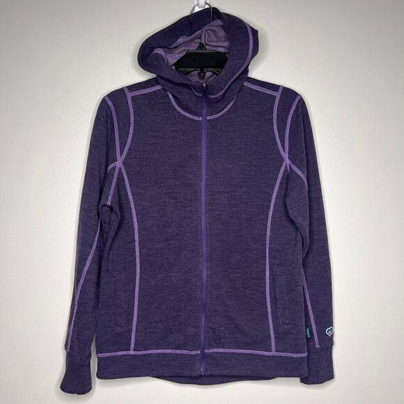 Kuhl Women's Small Purple Full Zip Hoodie Outerwear Activewear Long Sleeve - Picture 1 of 8